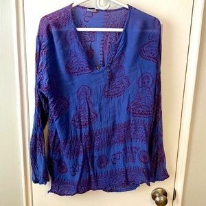 Long sleeved, Nepal Buddhist Ohm shirt